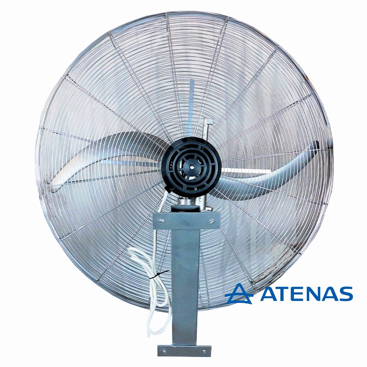 Ventilador de Pared Industrial Trifásico Oscilante 32 80 cm 400W